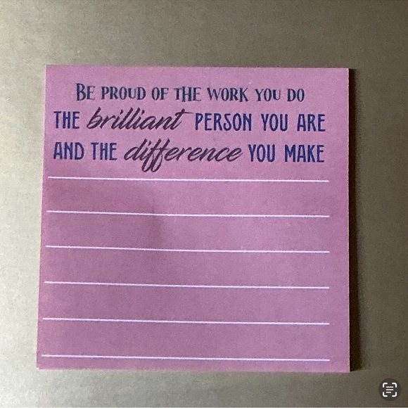 Inspirational Pink Sticky Notes - Picture 6 of 8